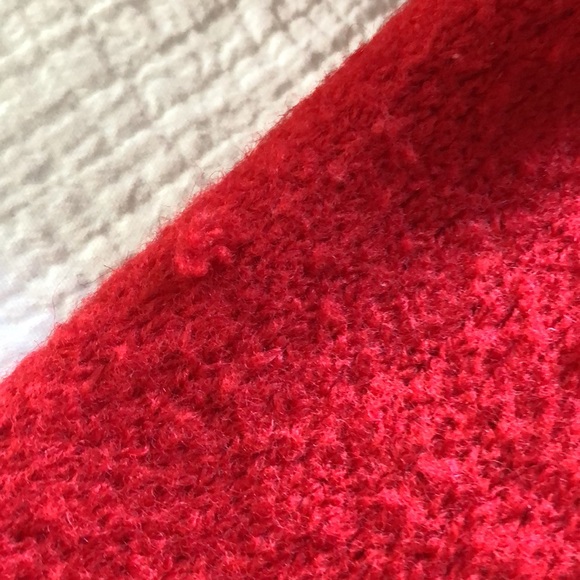 Cupcakes and Cashmere Red and White Apres Ski Long Sleeve Sweater Small - Picture 12 of 12